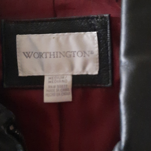 Black Genuine Leather Jacket - Picture 2 of 5